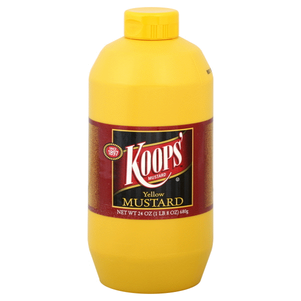 slide 1 of 2, Koops' Mustard 24 oz, 24 oz