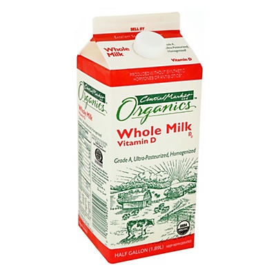 slide 1 of 1, Central Market Organics Vitamin D Whole Milk, 64 fl oz