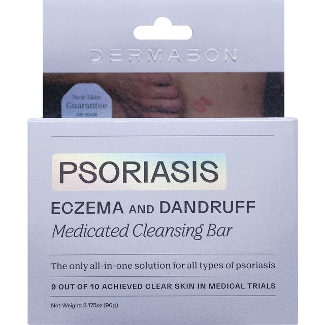 slide 1 of 1, Dermabon Soap: Relieve Psoriasis & Eczema For Renewed Skin, 3.2 oz