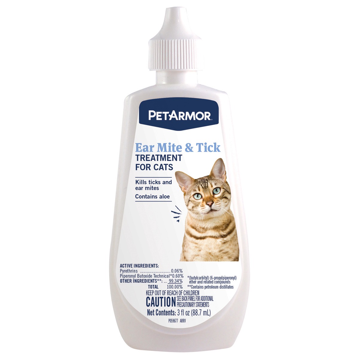 slide 1 of 2, PetArmor Ear Mite/Tick Treatment Cat 3OZ, 3 fl oz