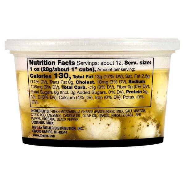 slide 8 of 11, Frederik's by Meijer Marinated Ciliegine, 12 oz., 12 oz