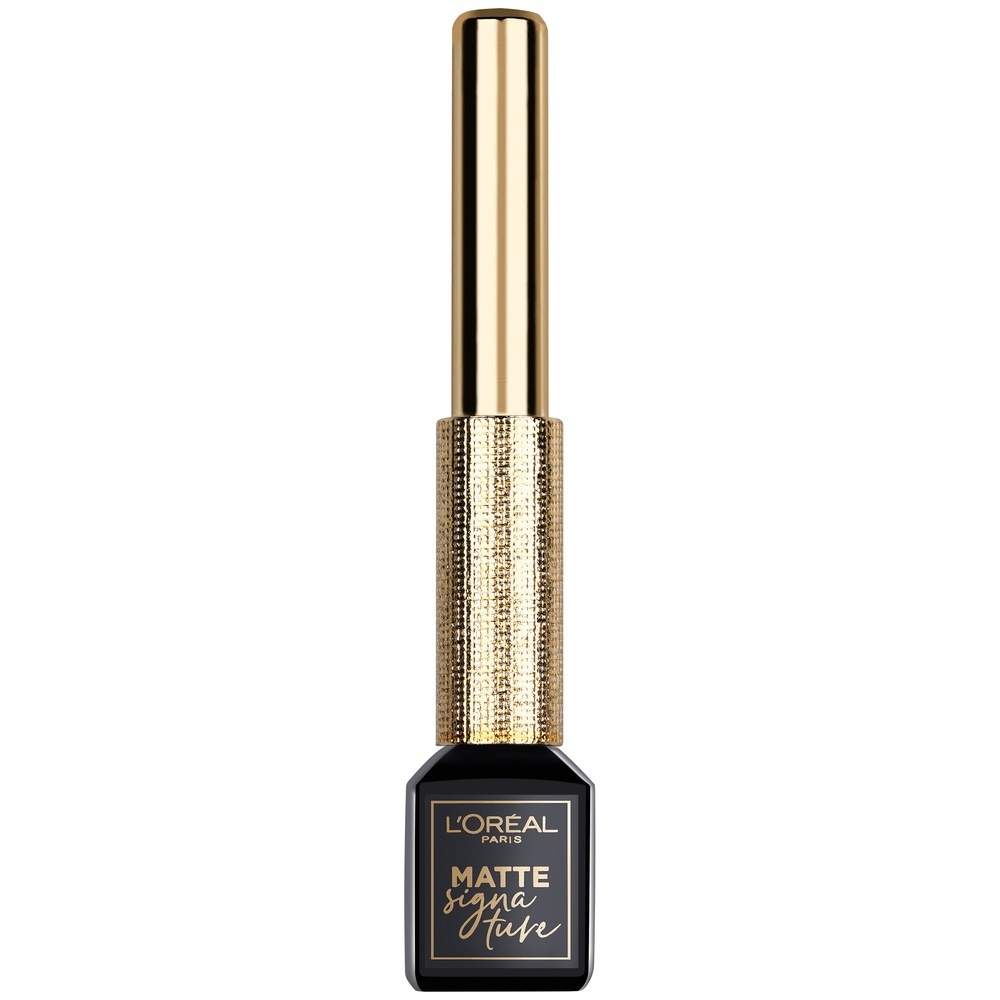 slide 1 of 5, L'Oréal Matte Signature Liquid Dip Eyeliner, Greige, 0.07 fl oz