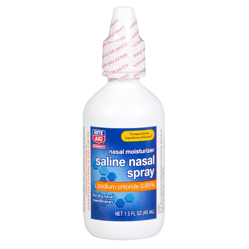 slide 1 of 1, Rite Aid Saline Nasal Spray, 1.5 oz