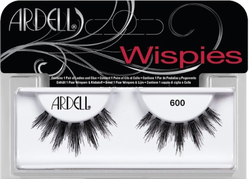 slide 1 of 1, Ardell Eyelash 600 Wispies Black, 1 ct