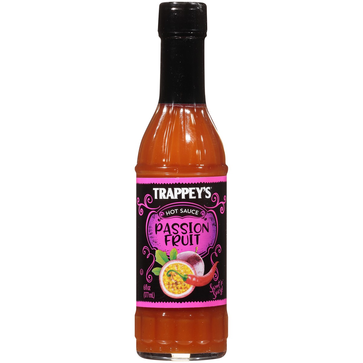 slide 1 of 7, Trappey's Passion Fruit Hot Sauce 6 fl. oz. Bottle, 6 fl oz