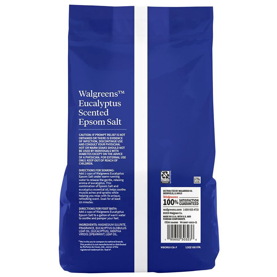 slide 2 of 2, Walgreens Epsom Salt Eucalyptus, 3 lb