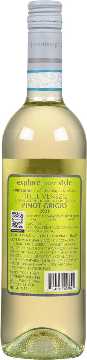 slide 7 of 9, Contempo Pinot Grigio 750 ml, 750 ml