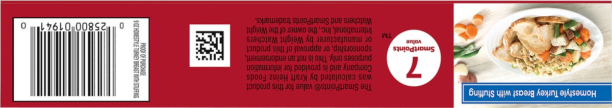 slide 6 of 14, Smart Ones Homestyle Turkey Breast with Stuffing, Gravy & Vegetables Frozen Meal, 9 oz Box, 9 oz
