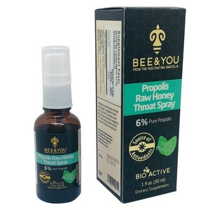 slide 1 of 1, Bee&You Propolis Raw Honey Throat Spray, 1 Oz, 1 oz