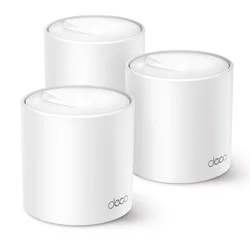 TP LINK Tp-Link Deco W8100 Ax2700 Dual-Band Mesh Wi-Fi 6 System (3-Pack) | Connect Over 150 Devices, Replaces Routers And Extenders, Covers Up To 6,300 Sq.ft., Works With Amazon Alexa