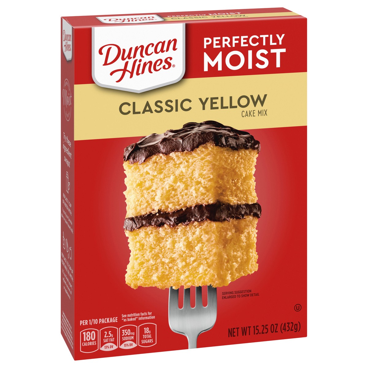 slide 5 of 13, Duncan Hines Classic Yellow Cake Mix 15.25 oz, 15.25 oz