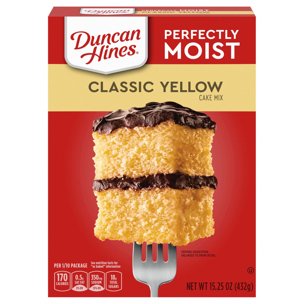 slide 1 of 13, Duncan Hines Classic Yellow Cake Mix, 15.25 oz., 15.25 oz