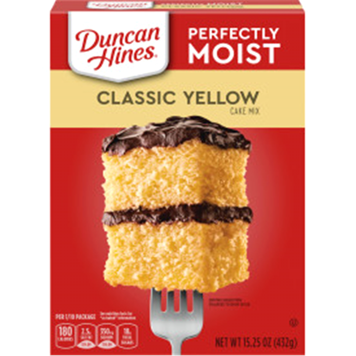 slide 1 of 3, Duncan Hines Classic Yellow Cake Mix, 15.25 oz