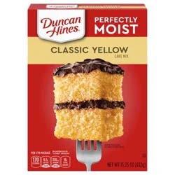 Duncan Hines Classic Yellow Cake Mix, 15.25 oz.