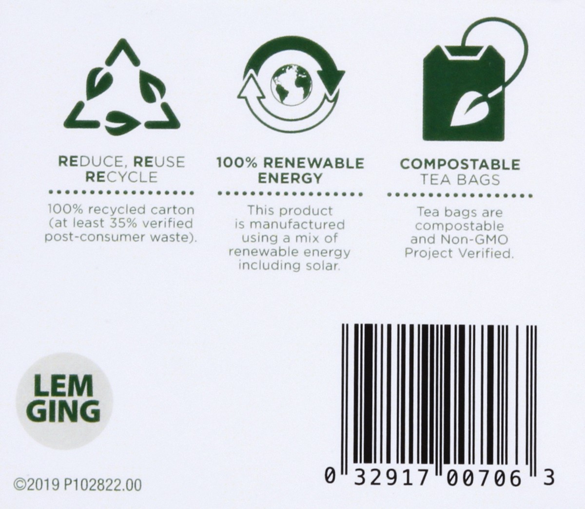 slide 8 of 9, Traditional Medicinals Organic Lemon Ginger, Caffeine Free Herbal Tea, 1 ct