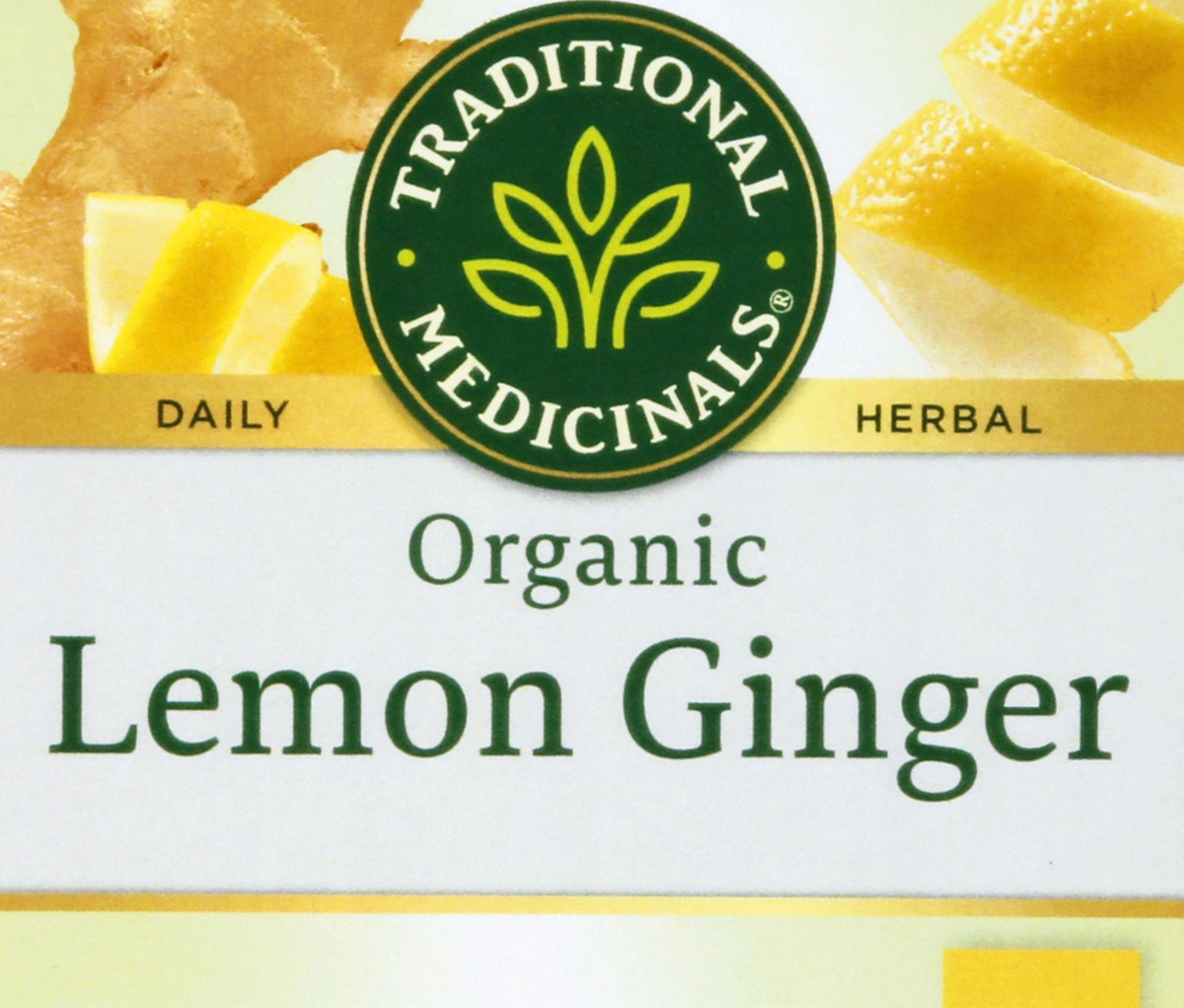 slide 2 of 9, Traditional Medicinals Organic Lemon Ginger, Caffeine Free Herbal Tea, 1 ct