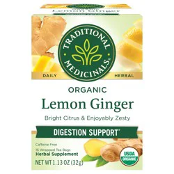 Traditional Medicinals Lemon Ginger