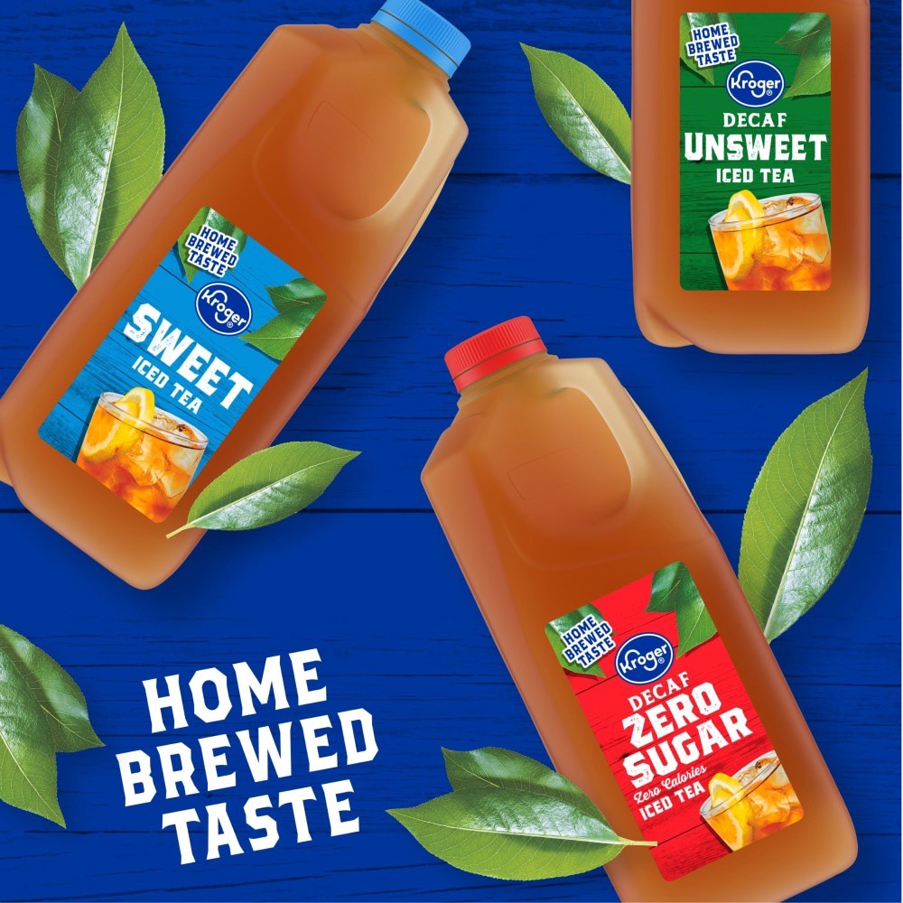 slide 4 of 4, Kroger Decaf Unsweet Iced Tea - 64 fl oz, 64 fl oz