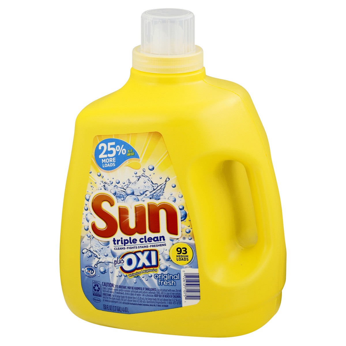 slide 2 of 11, Sun Triple Clean Original Fresh Detergent 150 oz, 150 oz