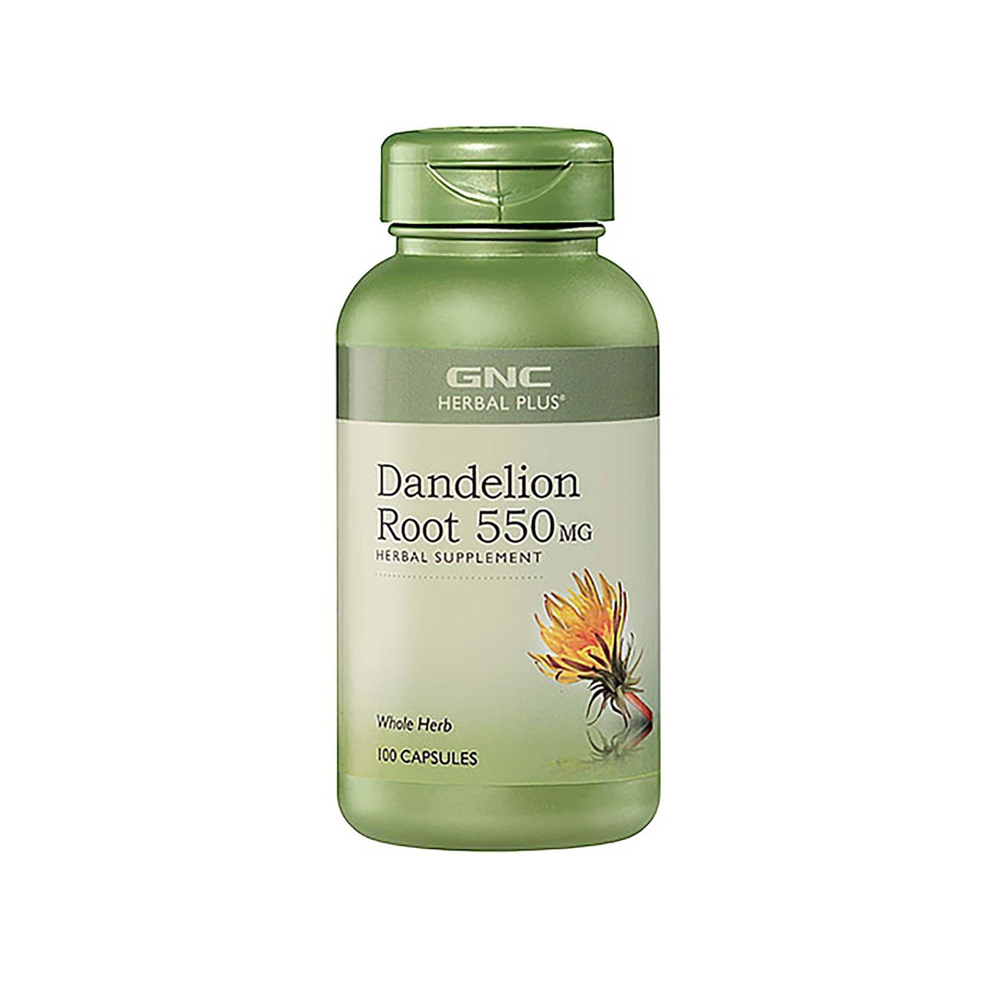 slide 1 of 1, GNC Herbal Plus Dandelion Root 550mg (California Only), 100 ct