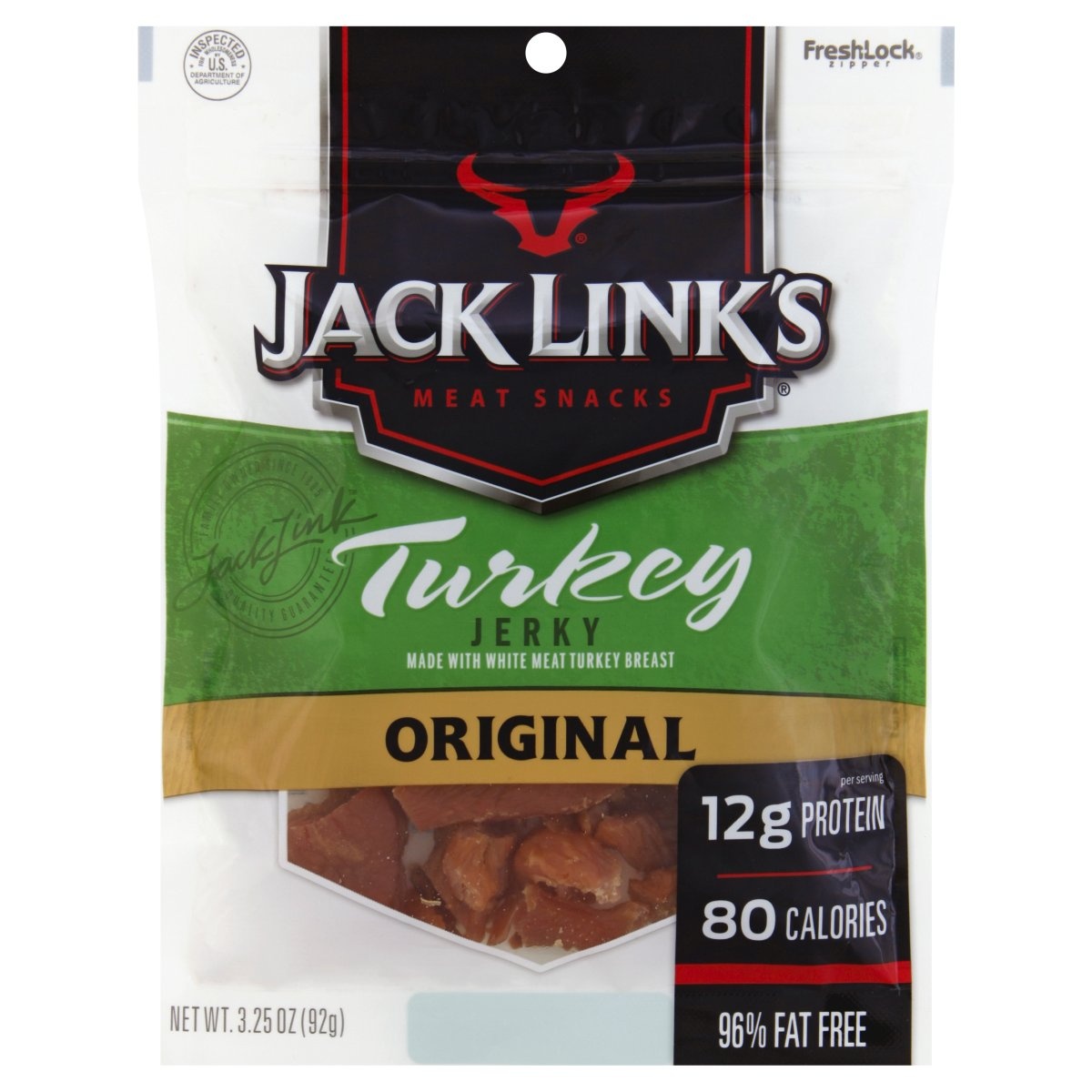 slide 1 of 3, Jack Link's Turkey Jerky Original, 3.25 oz