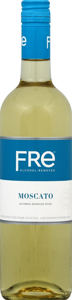 slide 1 of 1, FRE Moscato White Wine, 750mL Wine Bottle, 750 ml