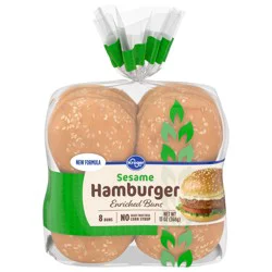 Kroger Enriched Sesame Hamburger Buns