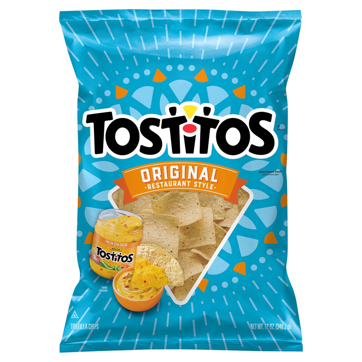 slide 1 of 1, Tostitos Tortilla Chips Original Restaurant Style 12 Oz, 12 oz