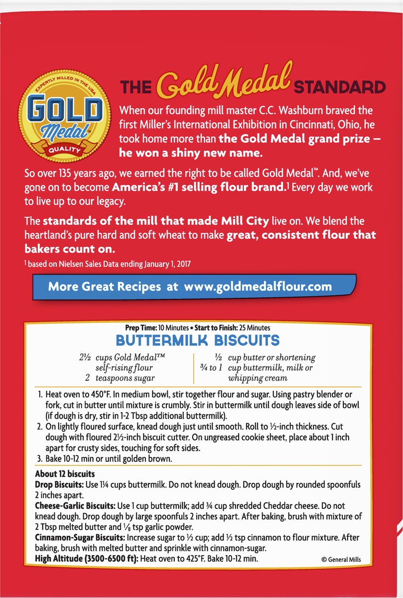 slide 9 of 9, Gold Medal Premium Quality Self Rising Flour For Baking, 5 lb., 5 lb