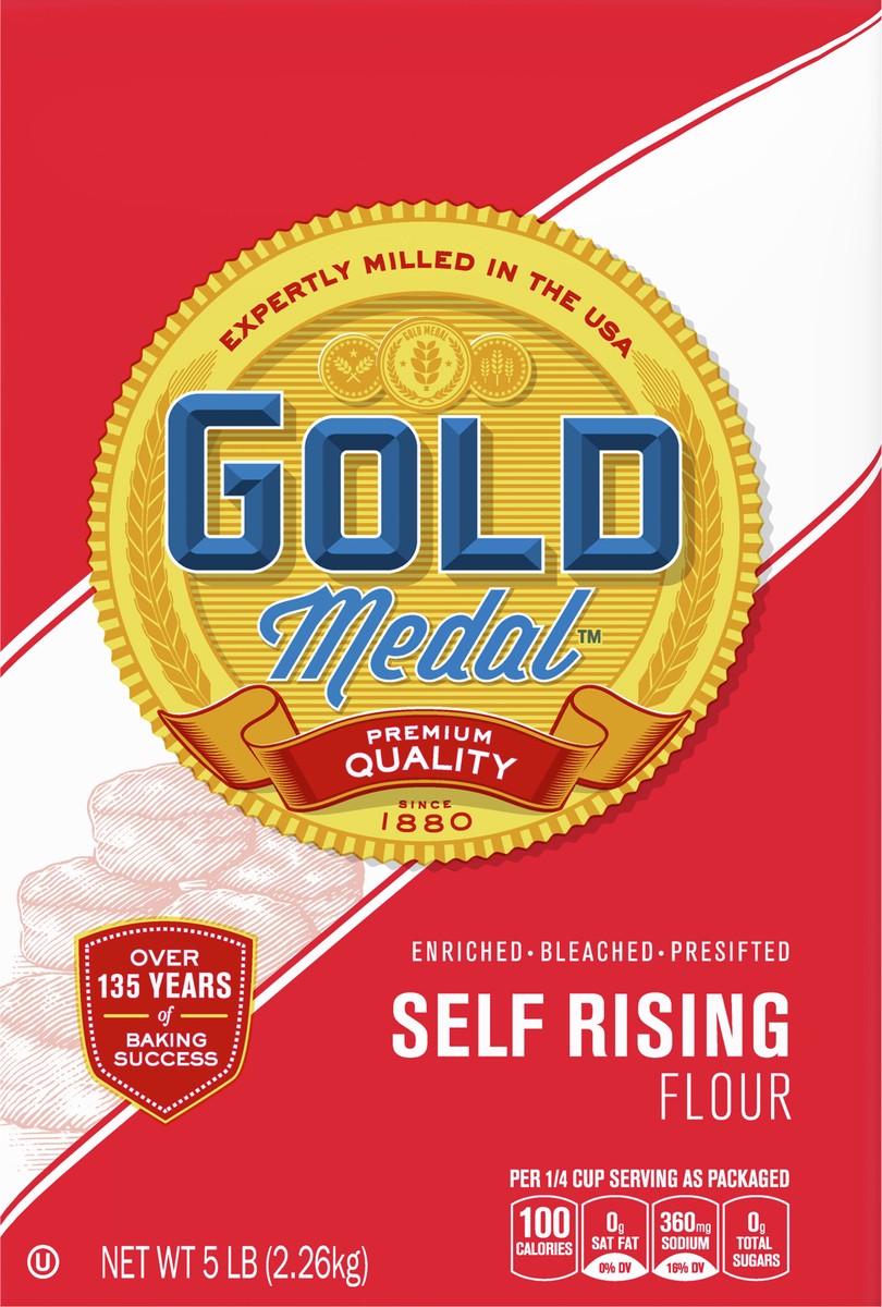 slide 6 of 9, Gold Medal Premium Quality Self Rising Flour For Baking, 5 lb., 5 lb