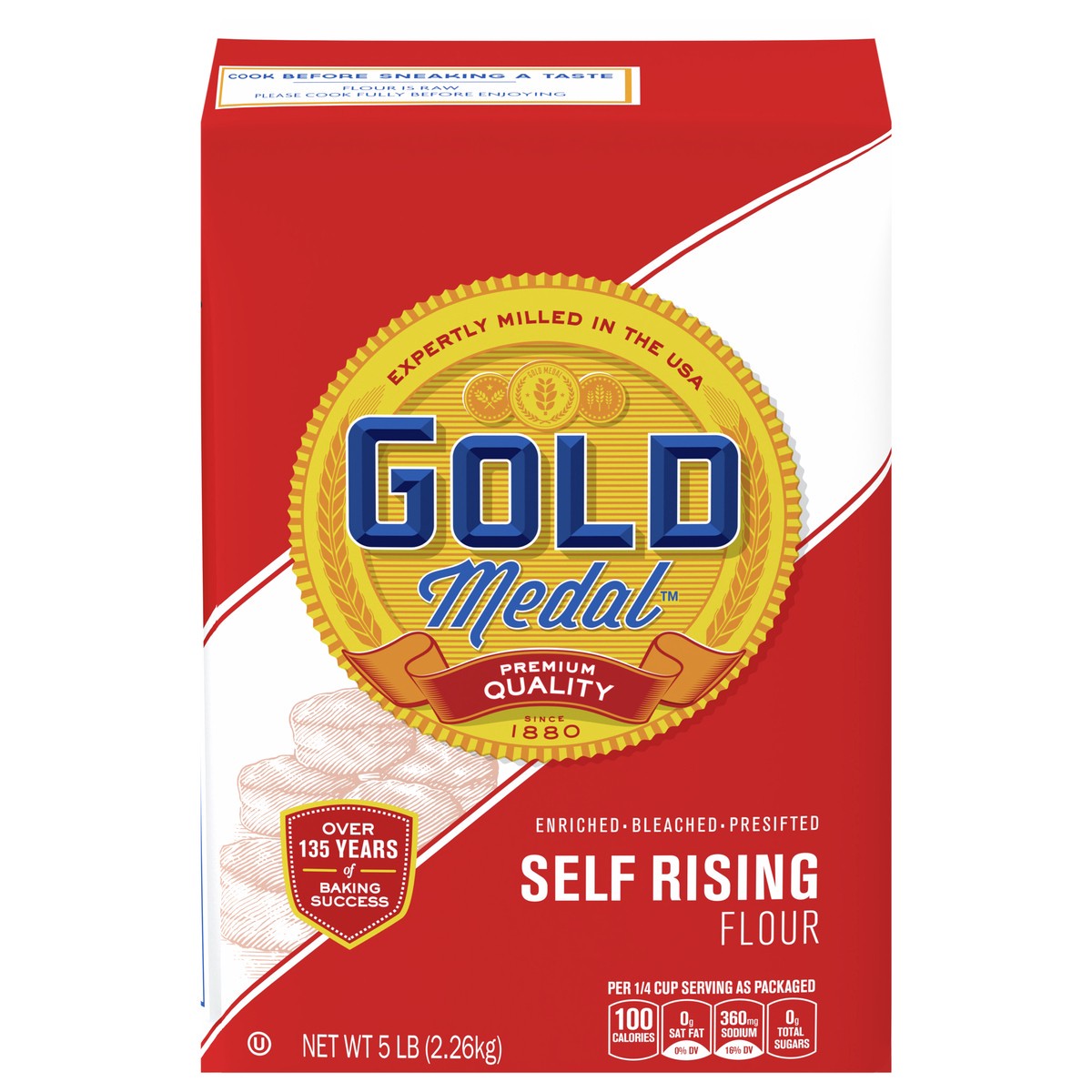 slide 1 of 9, Gold Medal Premium Quality Self Rising Flour For Baking, 5 lb., 5 lb