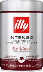illy Blend 100% Arabica Bold Roast Ground Intenso Coffee - 8.8 oz