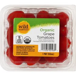 Wild Harvest Tomatoes, Grape, Organic, 1 Each