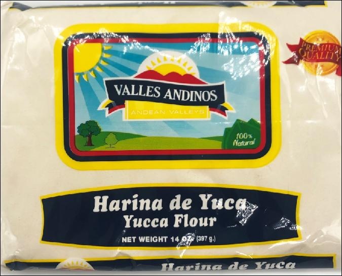 slide 1 of 1, Valles Andinos Va Harina De Yuca - 14 oz, 14 oz