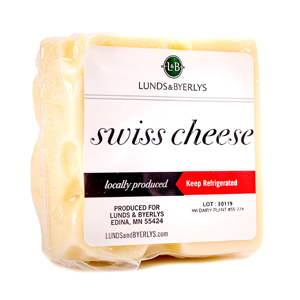 slide 1 of 1, L&B Swiss Cheese - 1 lb, 1 lb