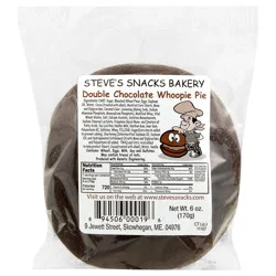 Steve's Double Chocolate Whoopie Pie