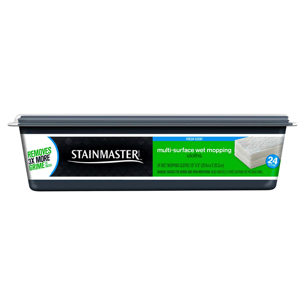 slide 1 of 1, Stainmaster Multi-Surface Wet Mopping Cloths, 24 ct