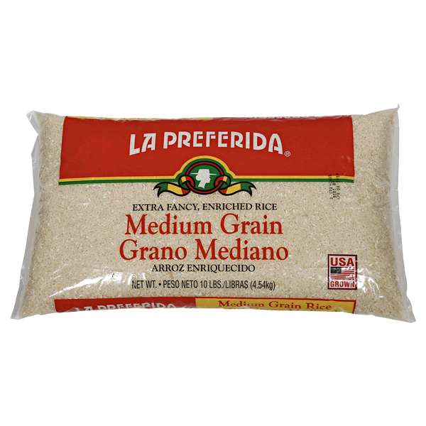 slide 1 of 2, La Preferida Medium Grain Extra Fancy Enriched Rice, 10 lb