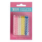 slide 1 of 1, Bakery Crafts Candles Spiral Assortment, 24 ct