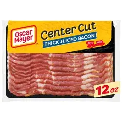 Oscar Mayer Center Cut Thick Sliced Bacon, 12 oz Pack, 11-13 slices