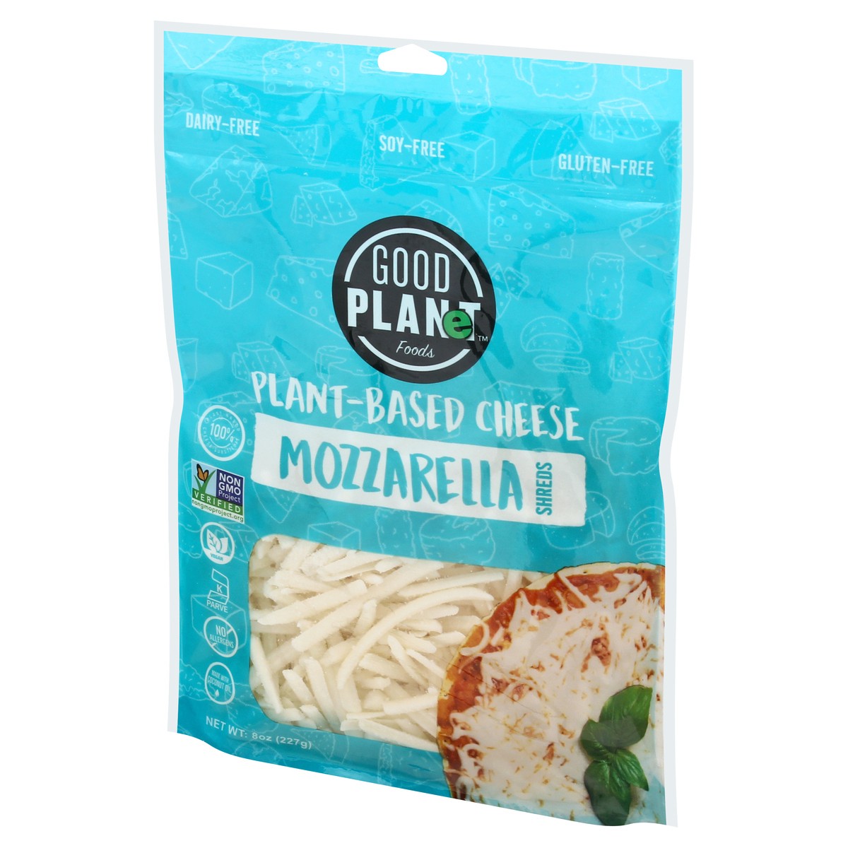 slide 2 of 9, GOOD PLANeT Mozzarella Cheese Shreds 8 oz, 8 oz