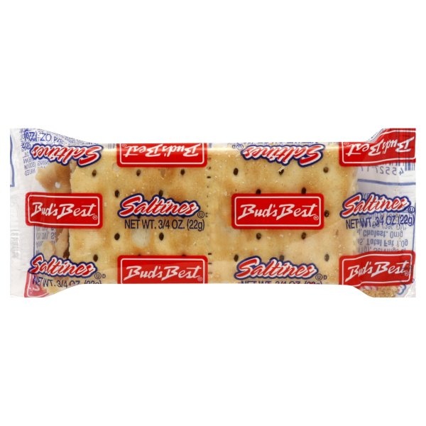 slide 1 of 1, Bud's Best Saltines, 0.75 oz