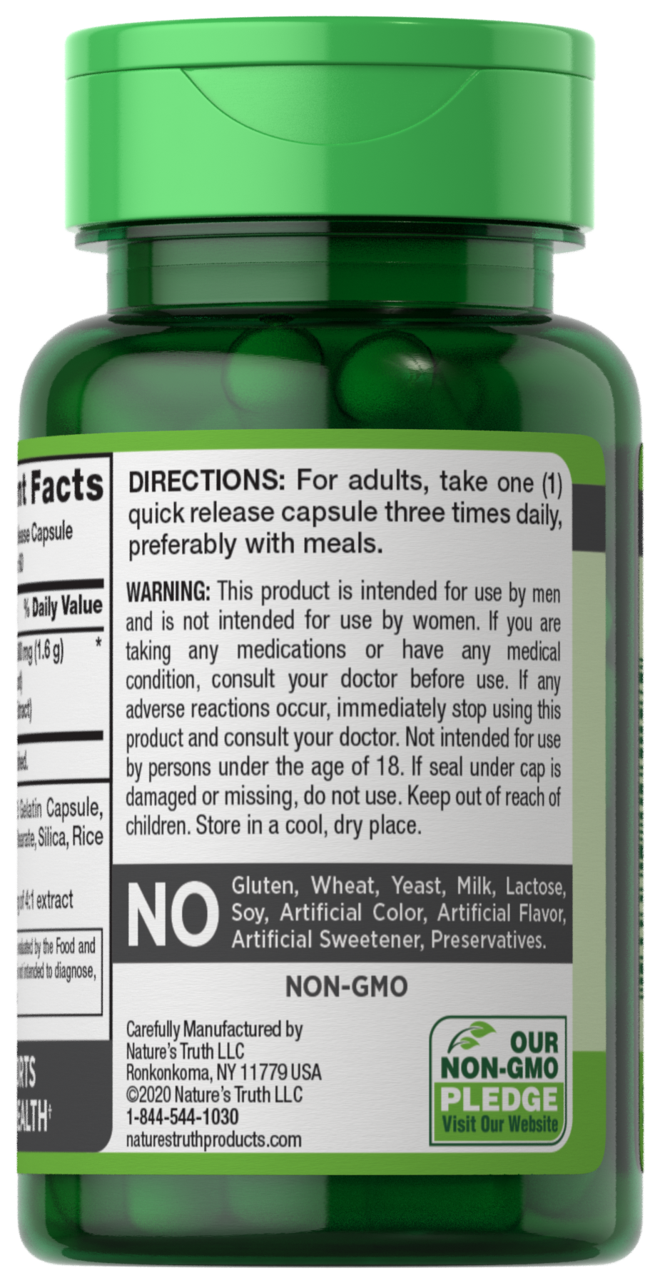 slide 2 of 4, Nature's Truth MACA 1,600 mg**, 60 ct
