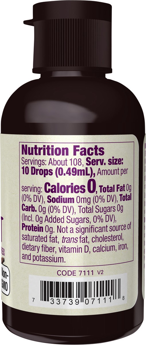 slide 6 of 9, NOW Real Food Monk Fruit Vanilla Liquid, Organic - 1.8 fl. oz., 1.80 fl oz