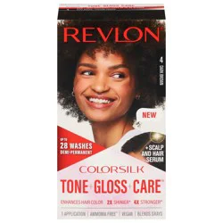 Revlon ColorSilk Dark Brown 4 Demi-Permanent Hair Color 1 ea