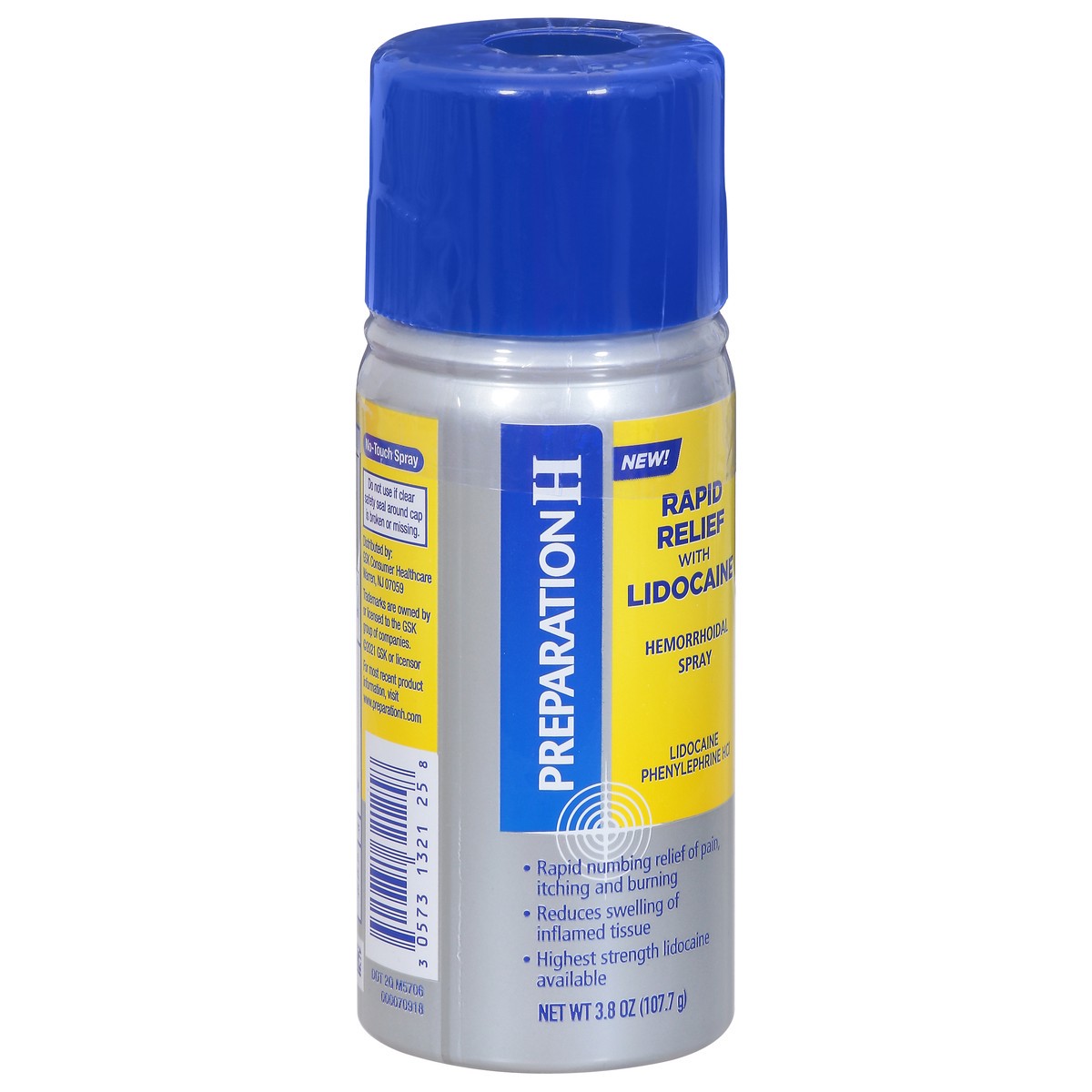 slide 7 of 9, Preparation H Rapid Relief Hemorrhoidal Spray with Lidocaine - 3.8 Oz, 3.8 oz