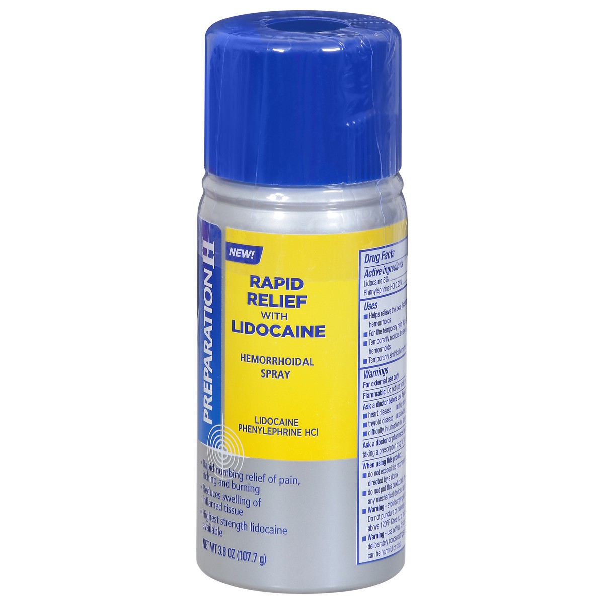 slide 8 of 9, Preparation H Rapid Relief Hemorrhoidal Spray with Lidocaine - 3.8 Oz, 3.8 oz