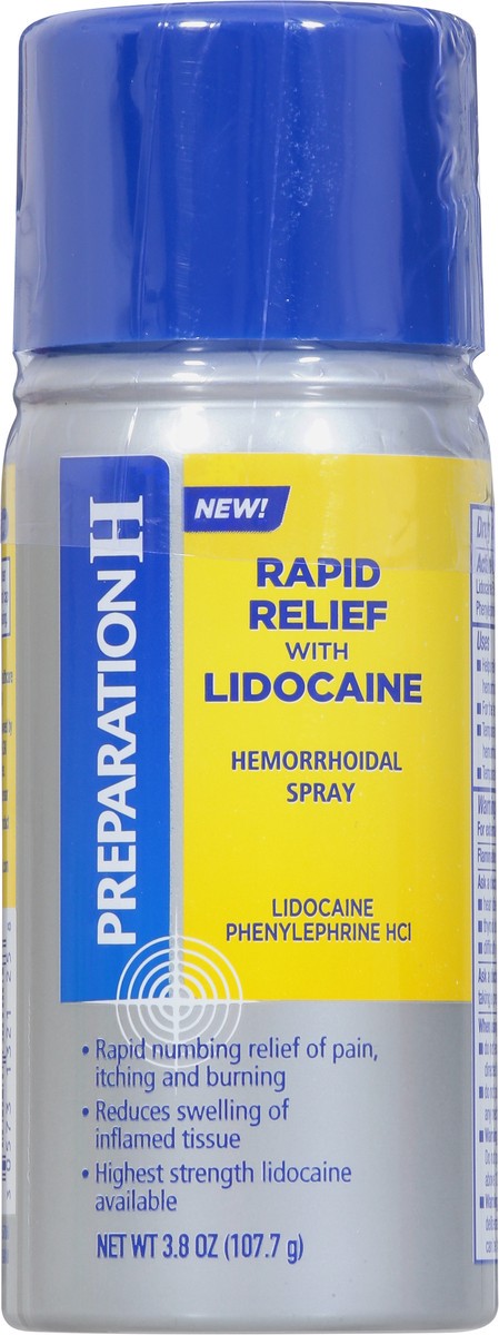 slide 4 of 9, Preparation H Rapid Relief Hemorrhoidal Spray with Lidocaine - 3.8 Oz, 3.8 oz