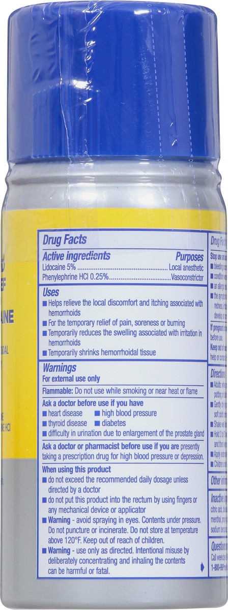 slide 3 of 9, Preparation H Rapid Relief Hemorrhoidal Spray with Lidocaine - 3.8 Oz, 3.8 oz