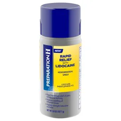 Preparation H Rapid Relief Hemorrhoidal Spray with Lidocaine - 3.8 Oz